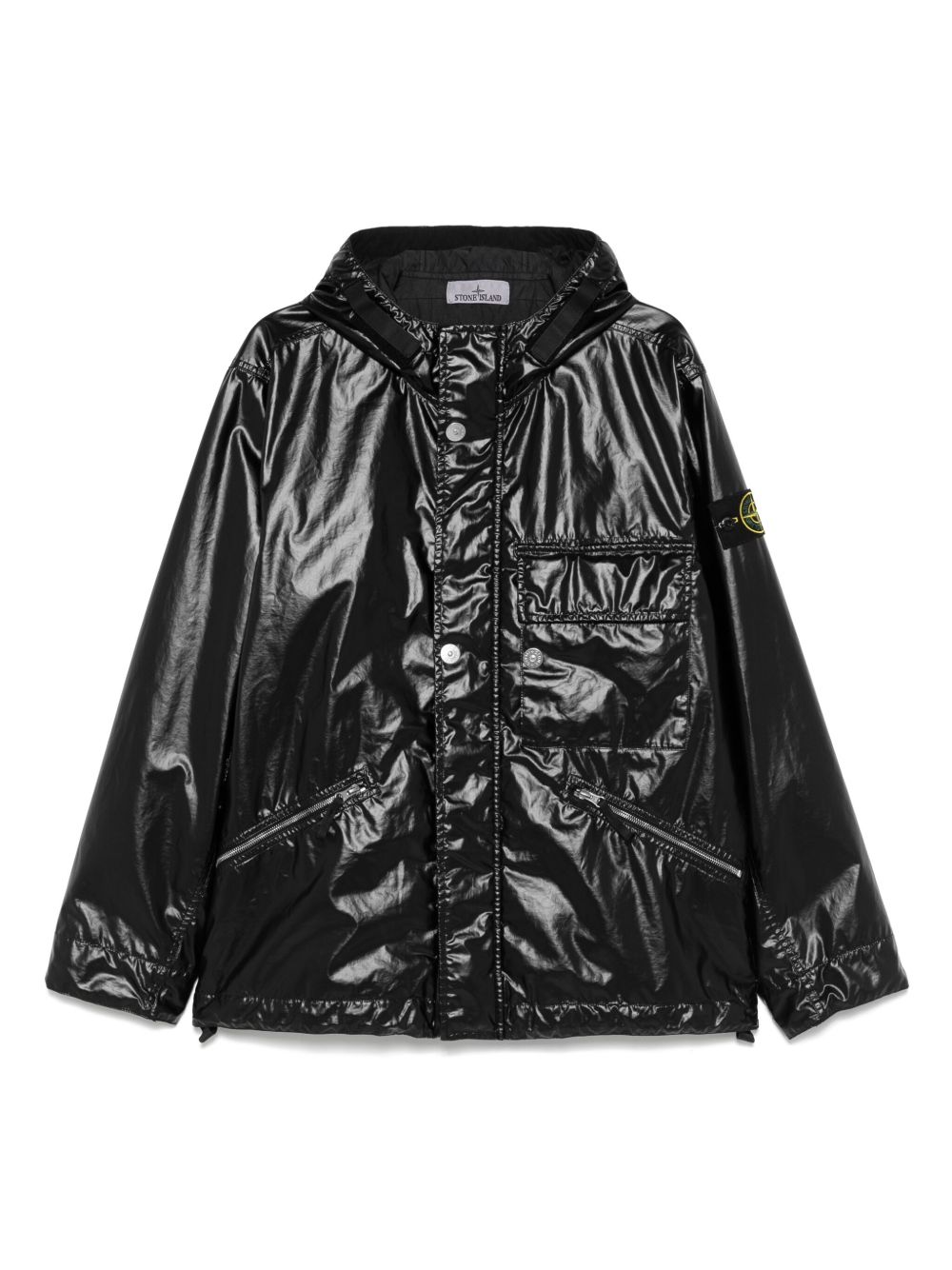 Stone Island Mussola Gommata jacket - Black