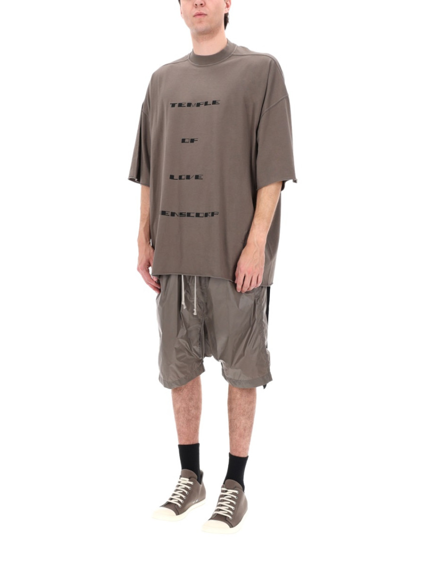 Brown Solid Shorts