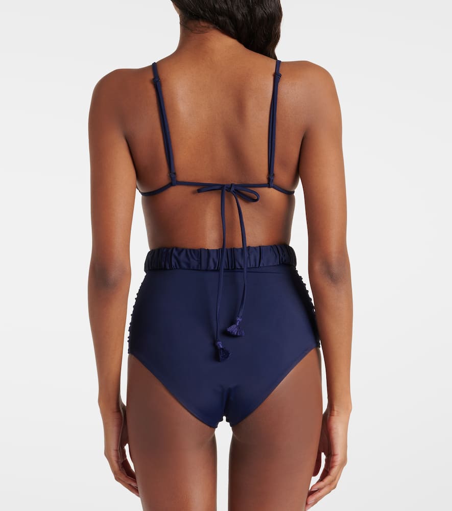 Johanna Ortiz Embroidered bikini top