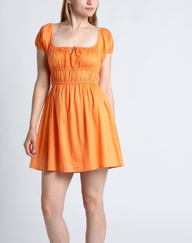 Viola Mini Dress Woman Short dress Orange