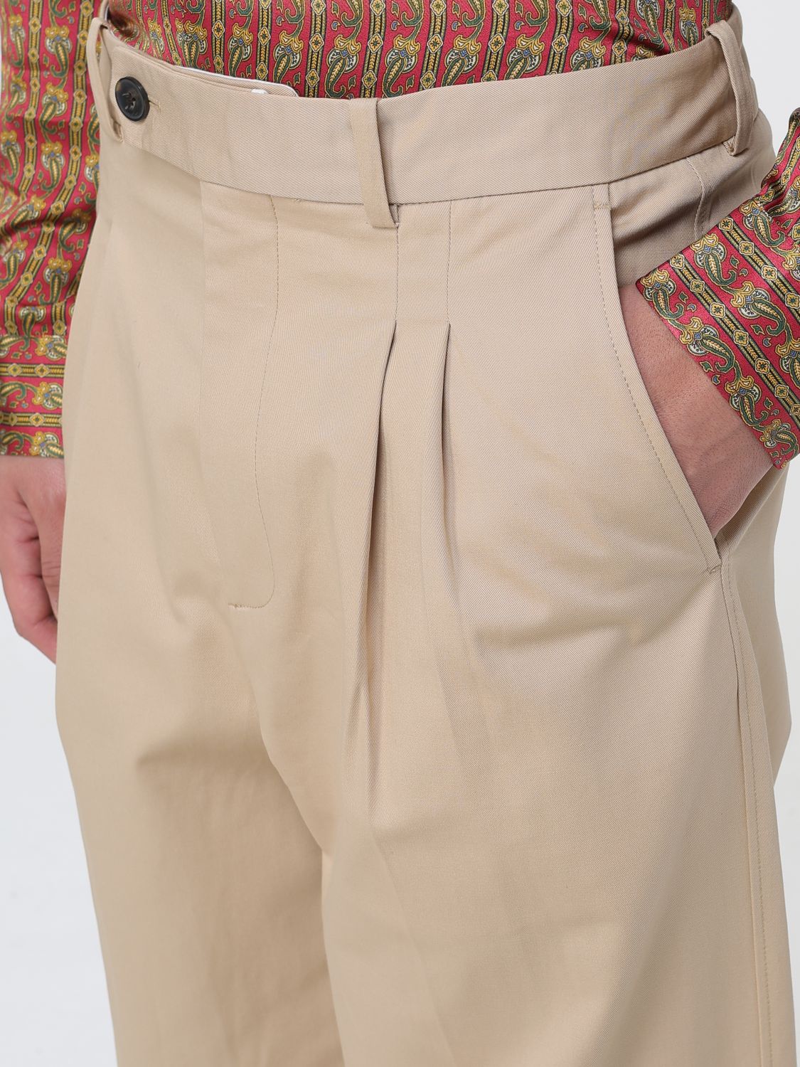 Pants DRÔLE DE MONSIEUR Men color Beige