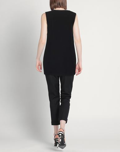Woman Top Black Size 4 Polyester, Viscose, Cotton, Elastane