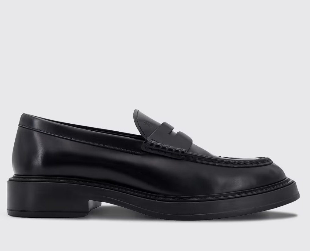 Mocassino Extralight 61k Black Calf Leather Shoe - Men