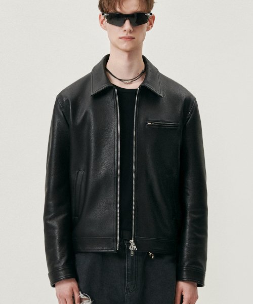 COWHIDE SINGLE JACKET