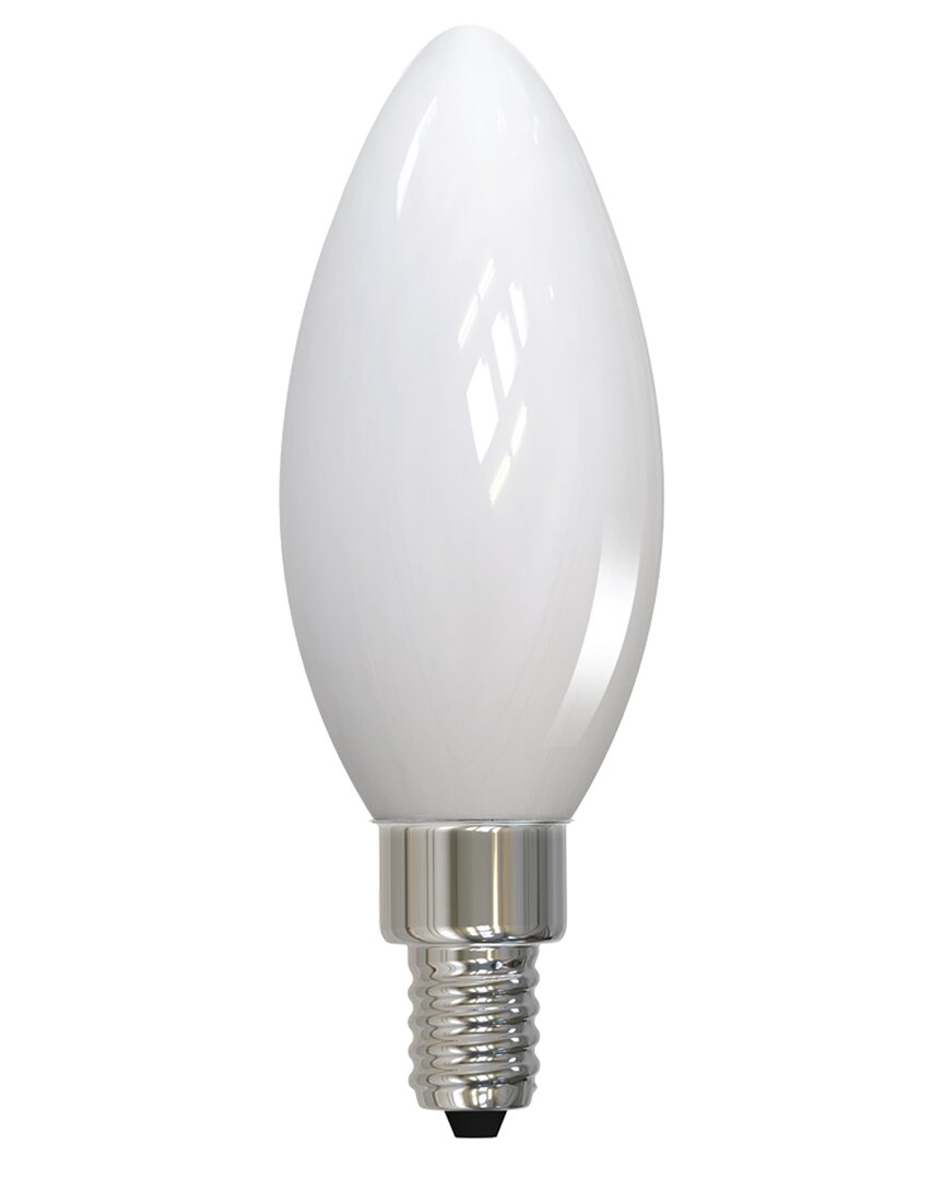 Pack Of 4-4.5 Watt Dimmable Milky Filament B11 Candelabra (E12) LED Bulb