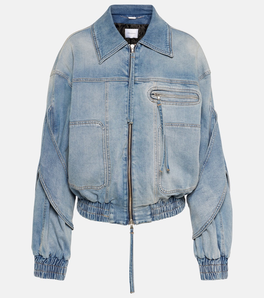 Denim bomber jacket