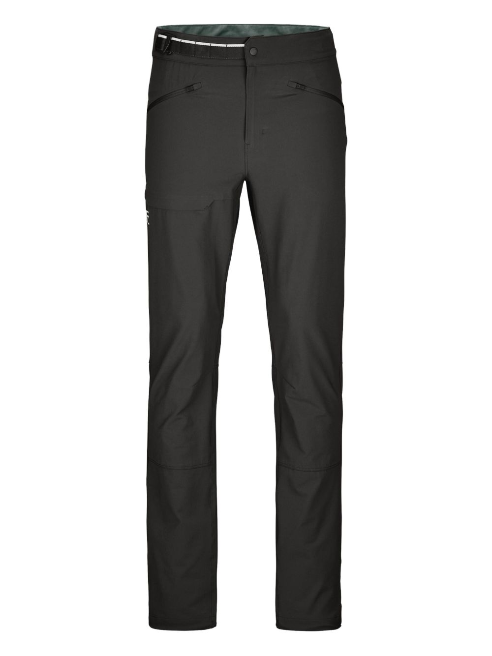 Belt-detail trousers - Black