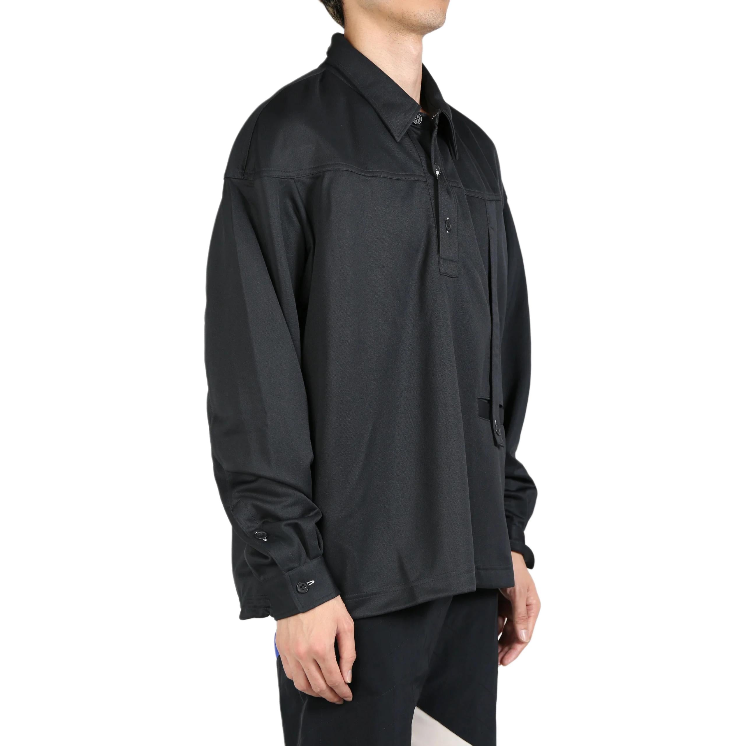 X Kiko Kostadinov Ormosiancy Long Sleeve Shirt 'Black'