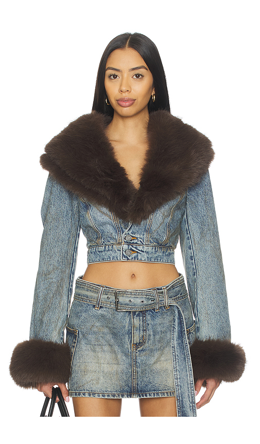 AFRM JACKE in Blue. Größe XXS. Also in L, M, S, XL