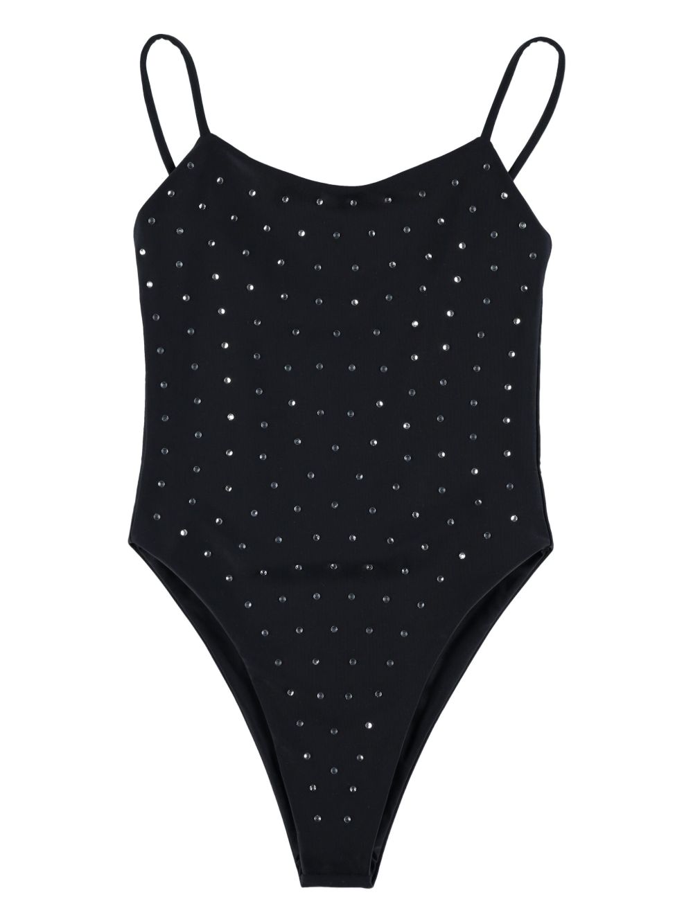 Crystal-embellished swimsuit - Black
