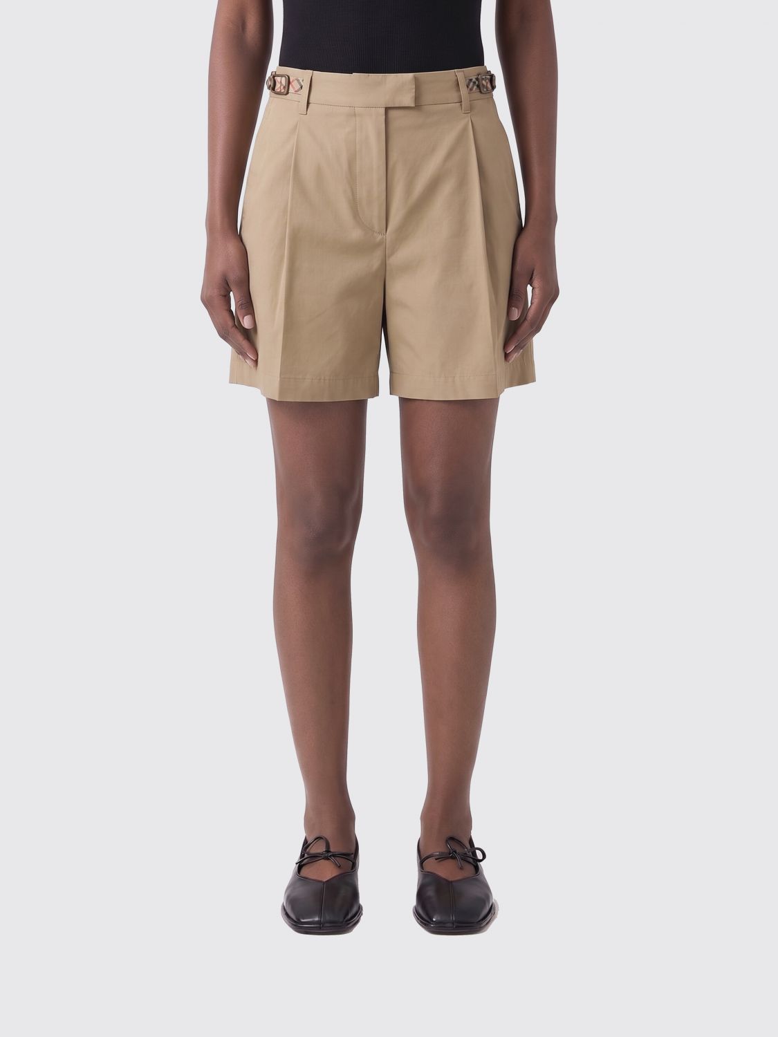 Shorts Woman color Beige