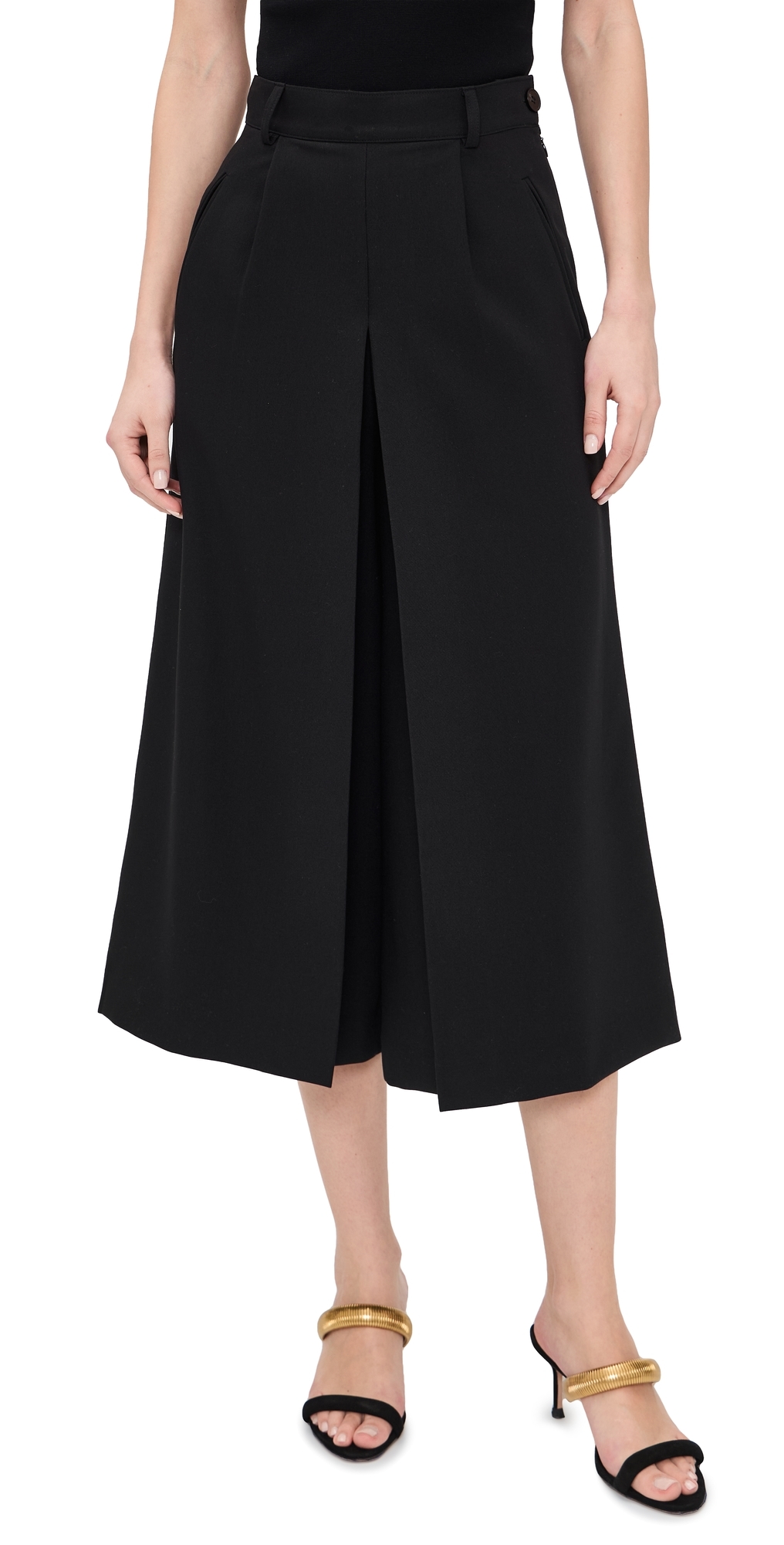 The Nicole Culottes Black