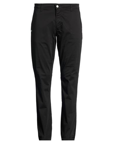Man Pants Black Size 30 Cotton, Elastane