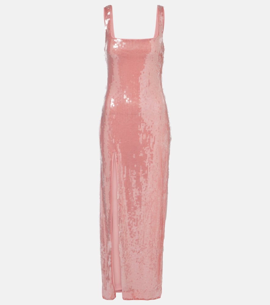 Staud Le Sable sequined maxi dress