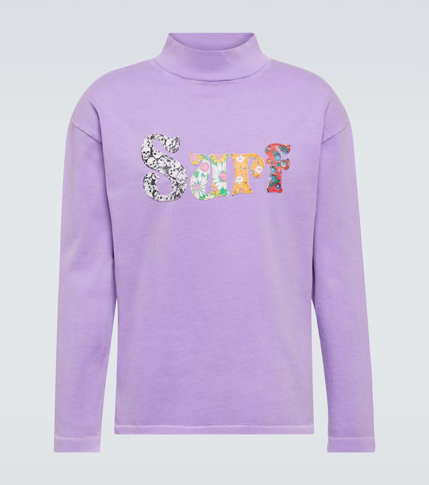 ERL Appliqué cotton jersey sweatshirt