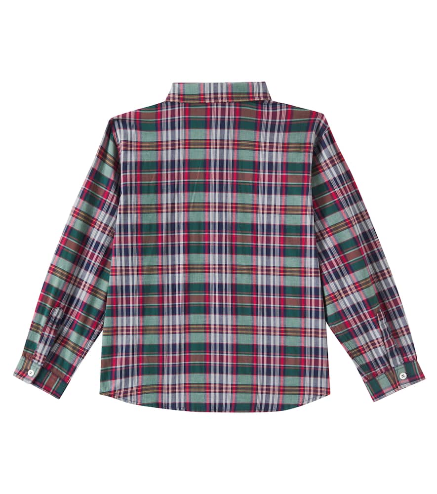 Bonpoint Daho checked cotton shirt