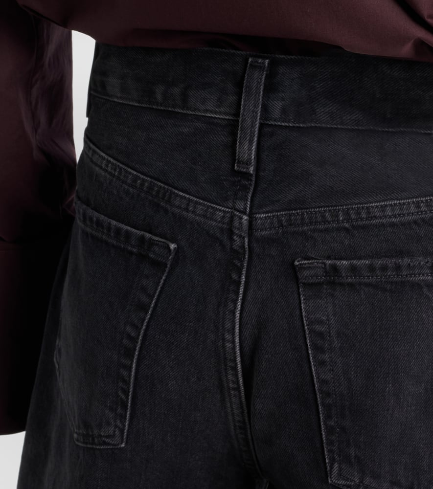 Miro high-rise wide-leg jeans
