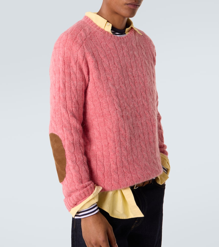 Cable-knit sweater