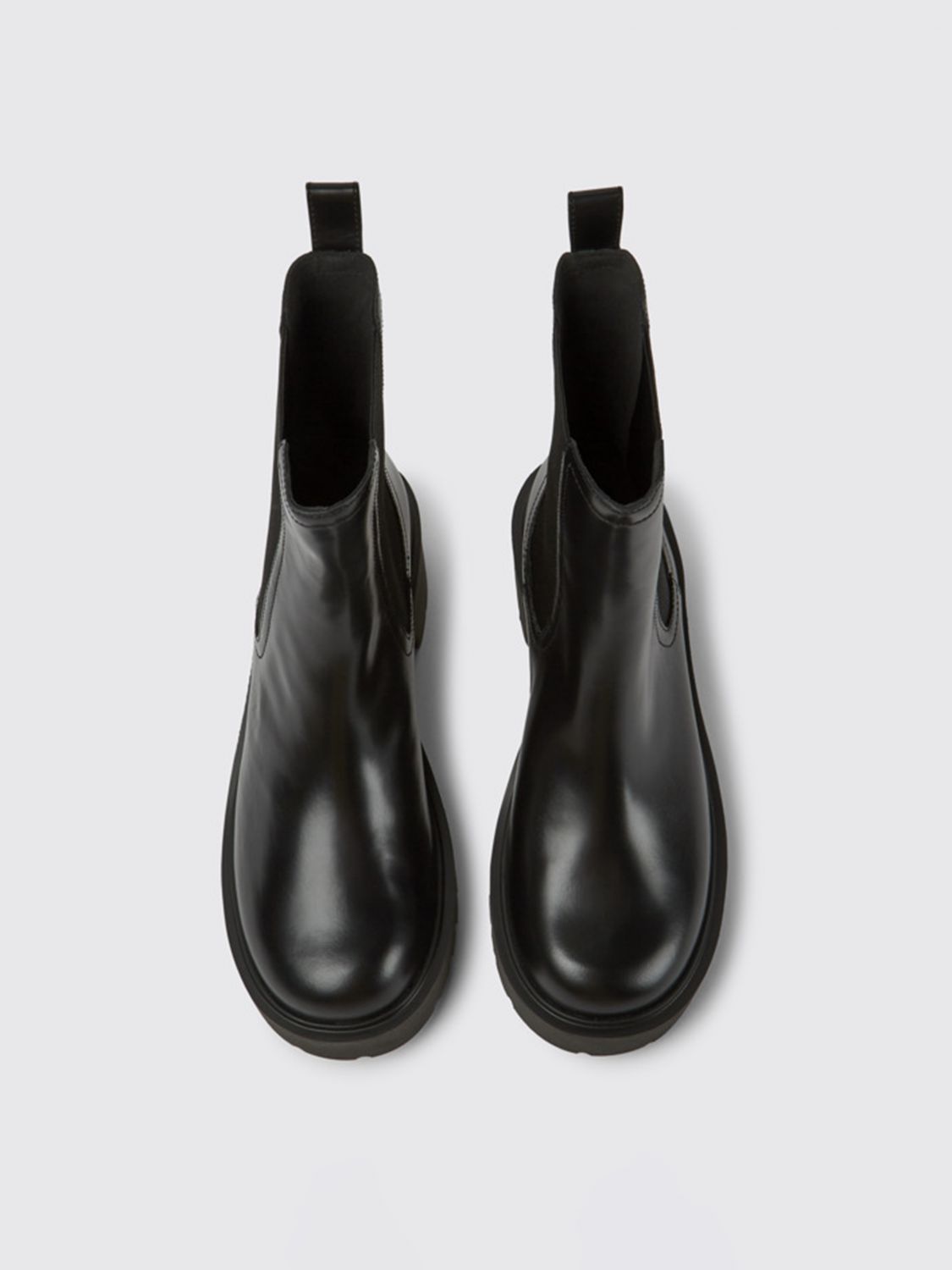 Flat Booties Woman color Black