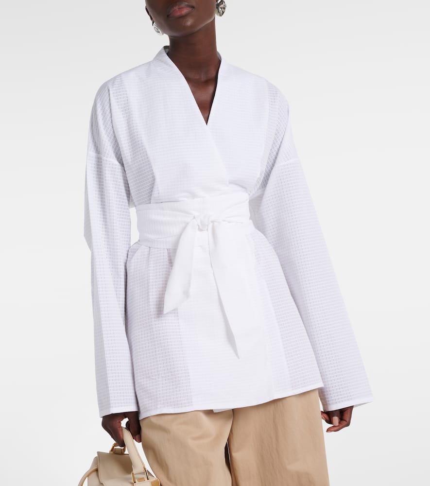 Arya cotton wrap top