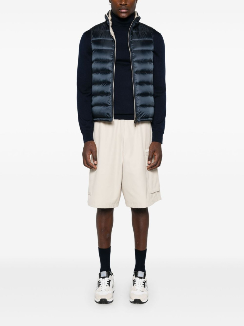 Navy Blue Roll-neck Sweater