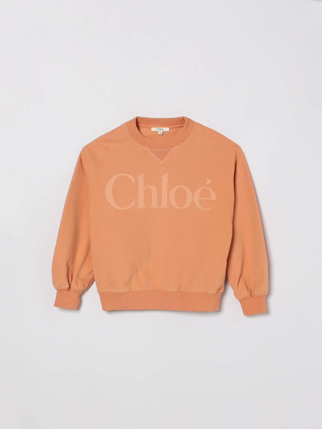 Sweater CHLOÉ Kids color Orange