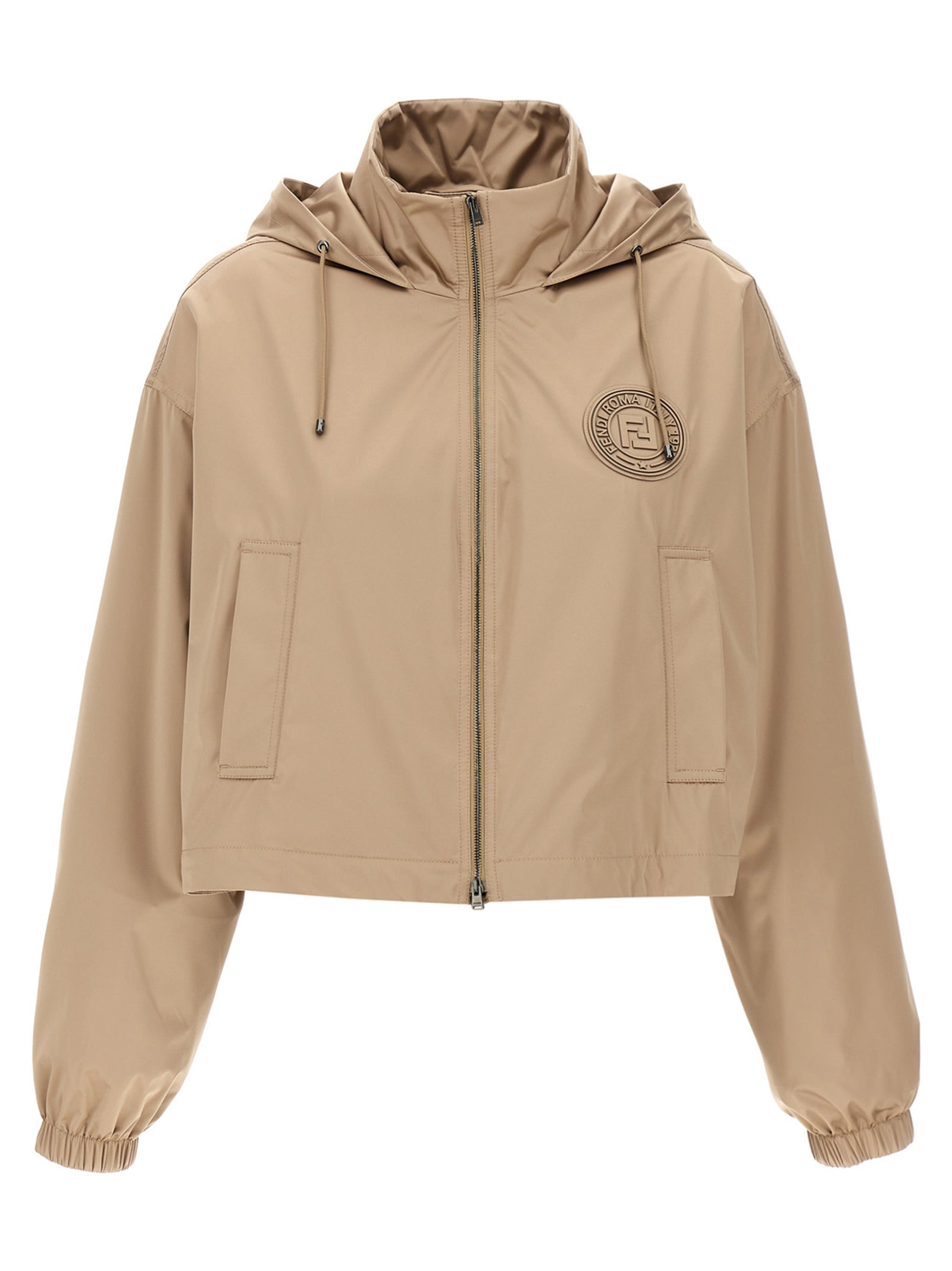 Stamp Jacket — Beige