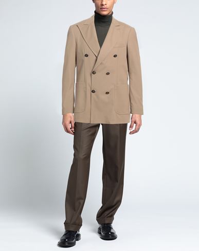 I'm Brian Man Blazer Beige Size 36 Polyester, Rayon, Elastane