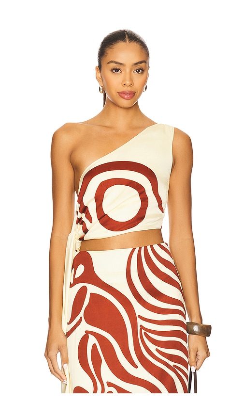 Eugenia Fernandez Aira Top in Ivory.  S. Also in L