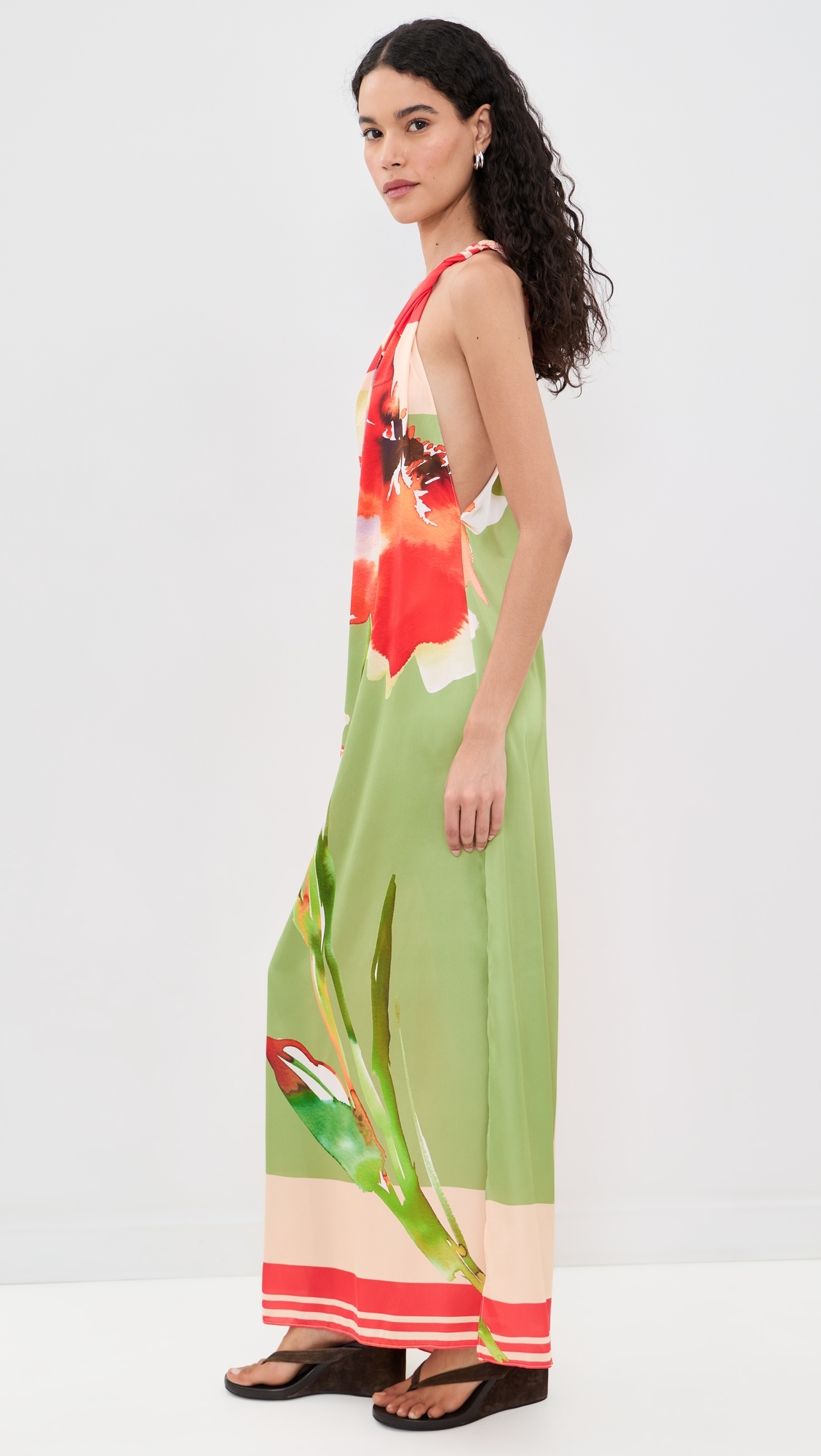 Dounia Dress SCARF FLORA ST