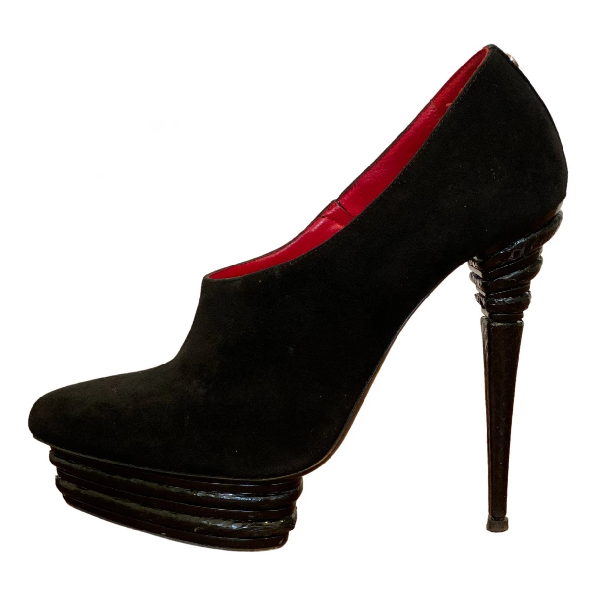 Heels Suede for Female 36.5 EU