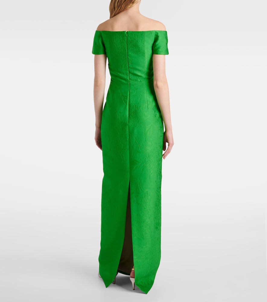 Aislinn jacquard maxi dress
