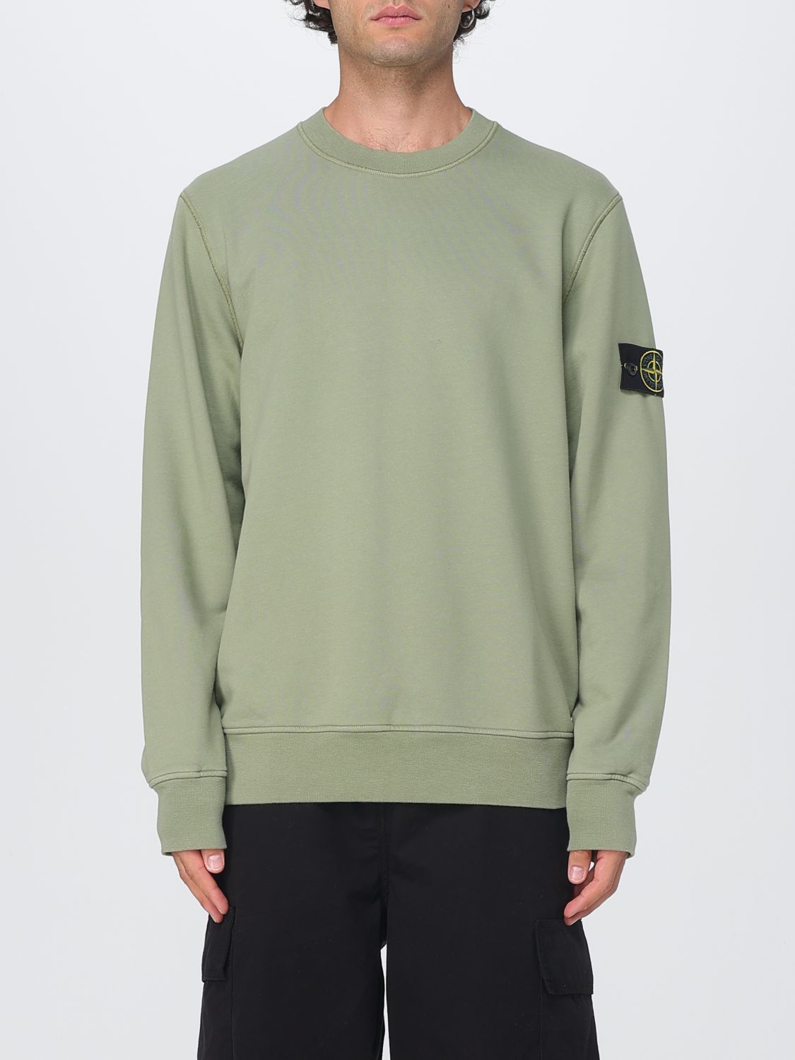 Sweatshirt Men color Green