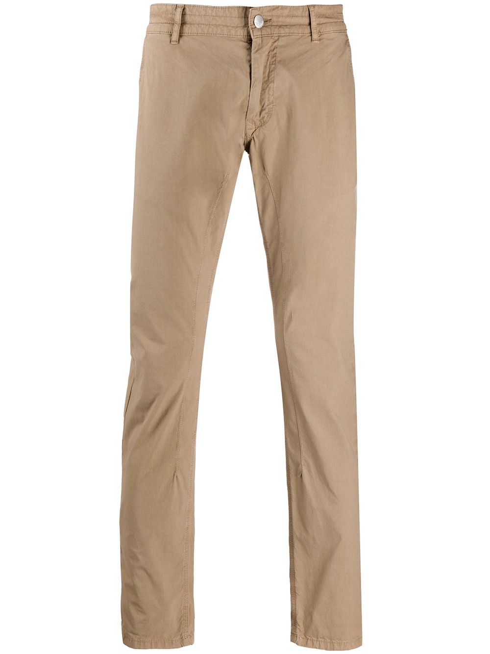 Slim fit chino trousers - Brown