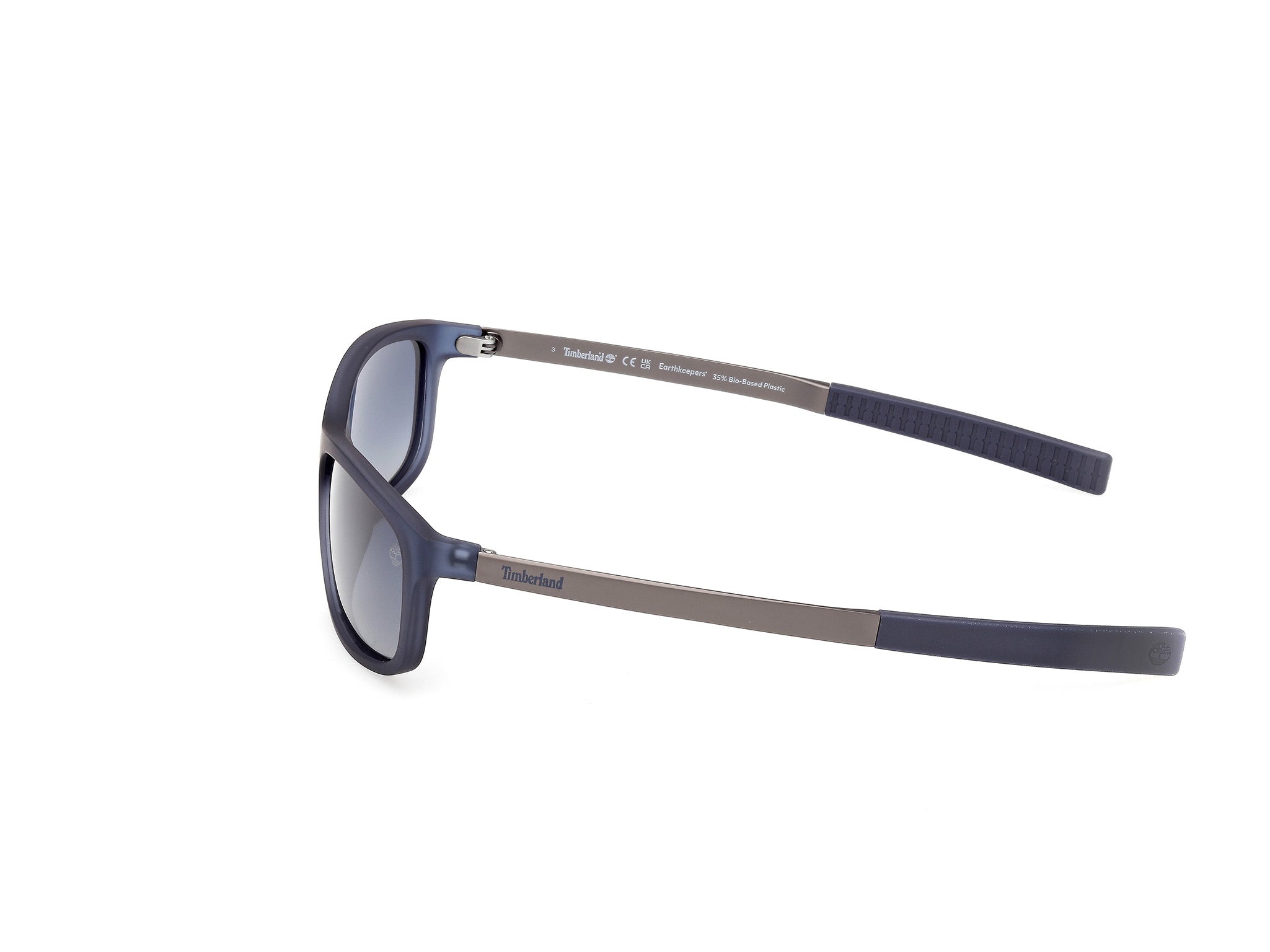 Timberland Hombre Timberland TB00062-H 91D Gafas de sol Inyectado Azul Azul Cuadrada Polarizado
