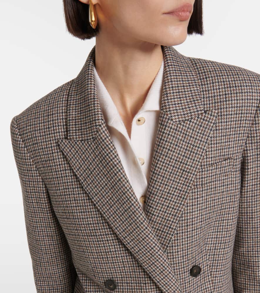 Houndstooth blazer