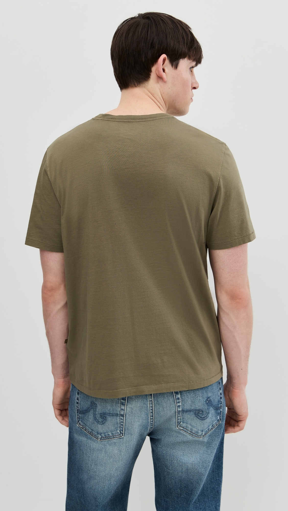 Billy Reid Washed Tee Moss