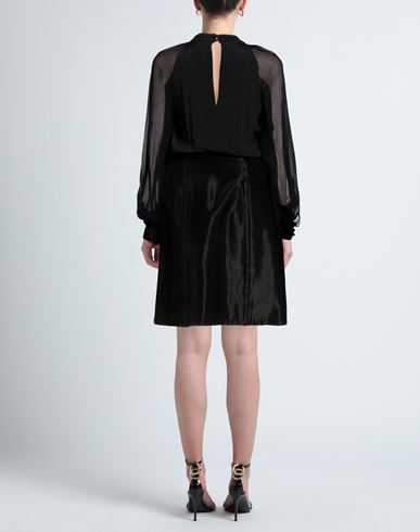 Mvp Wardrobe Woman Mini dress Black Size 6 Acetate, Silk