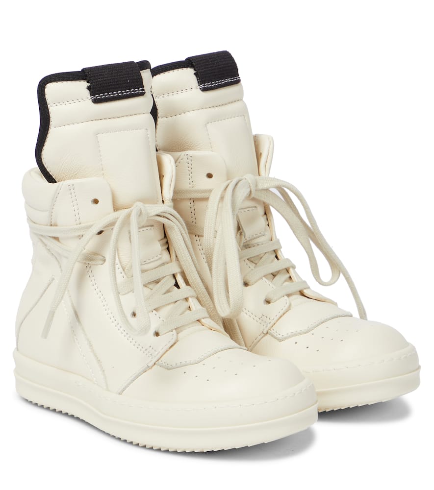 Geobasket leather high-top sneakers