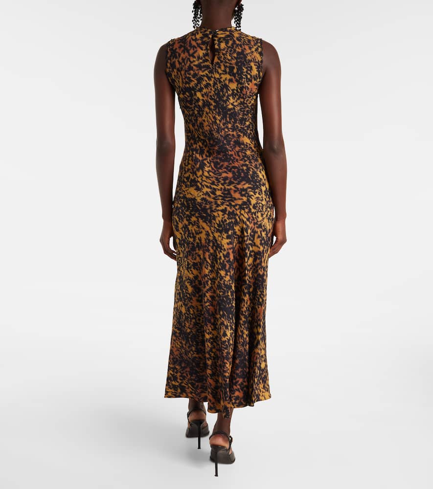 Clea printed midi dress