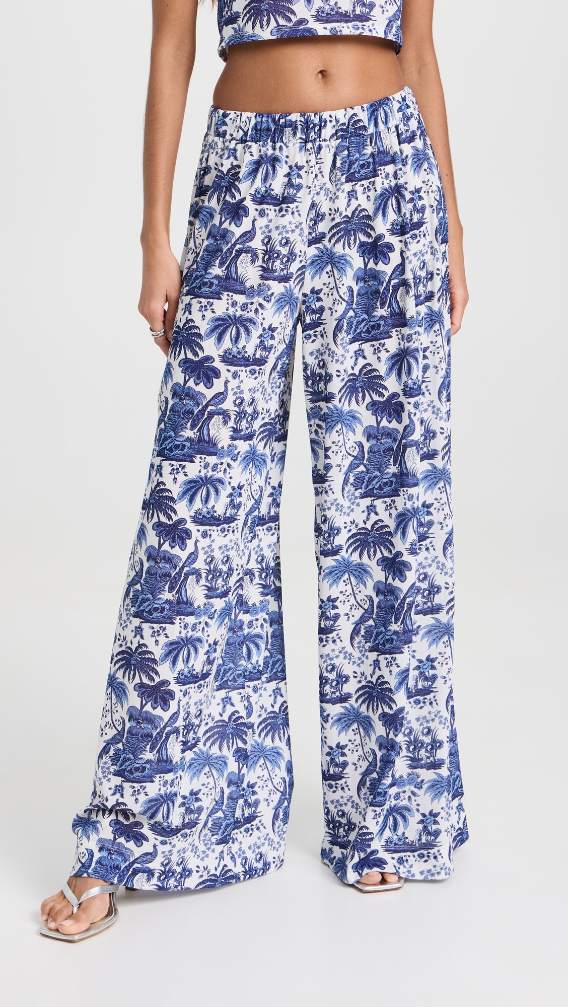 Marza Pants Blue Toile