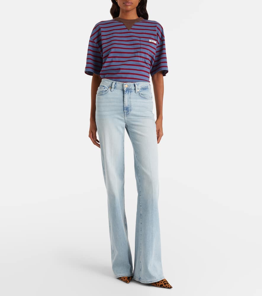 Modern Dojo mid-rise flared jeans