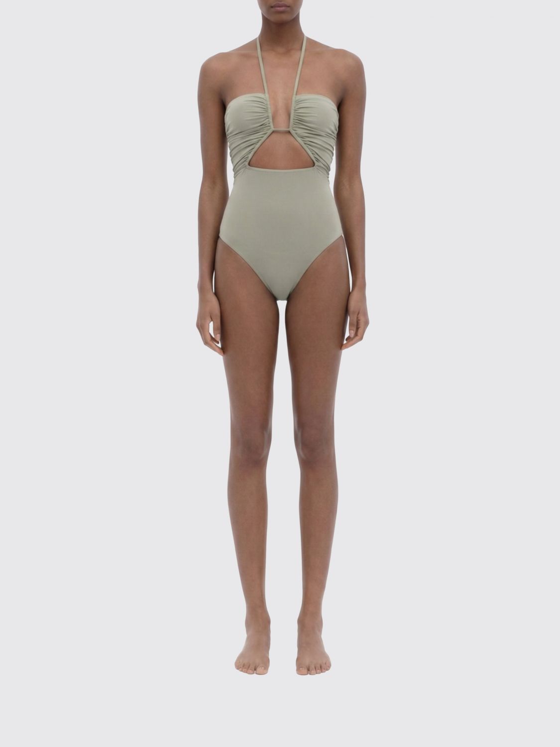 Swimsuit Woman color Grey