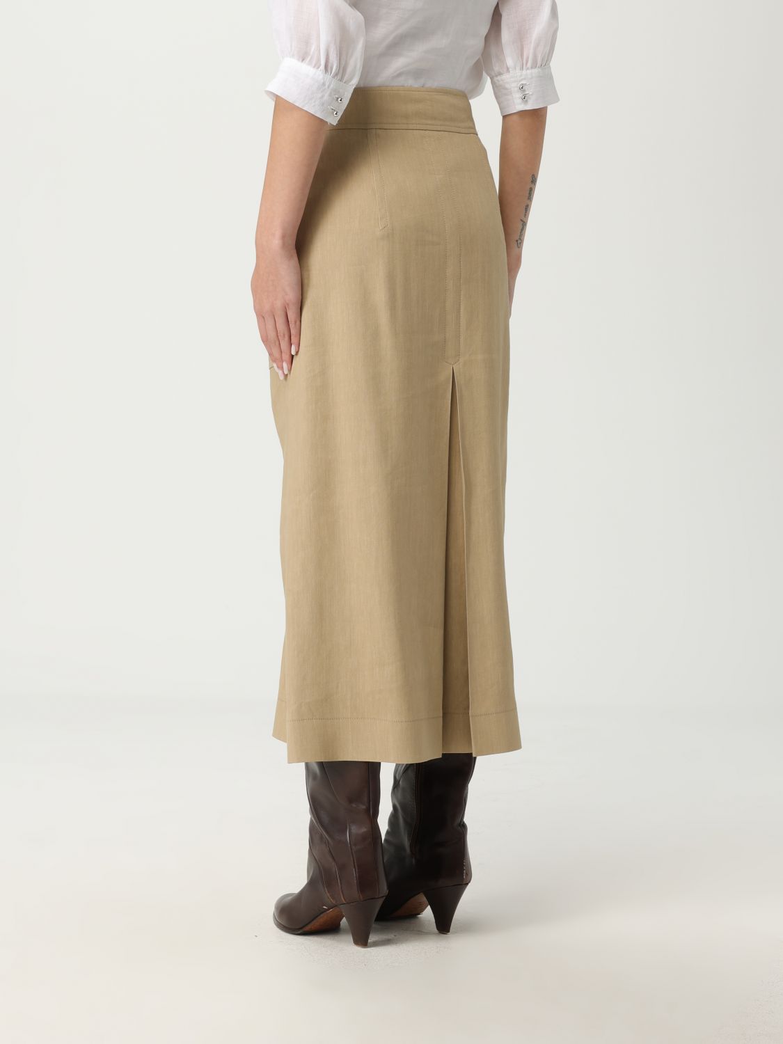 Skirt Woman color Beige