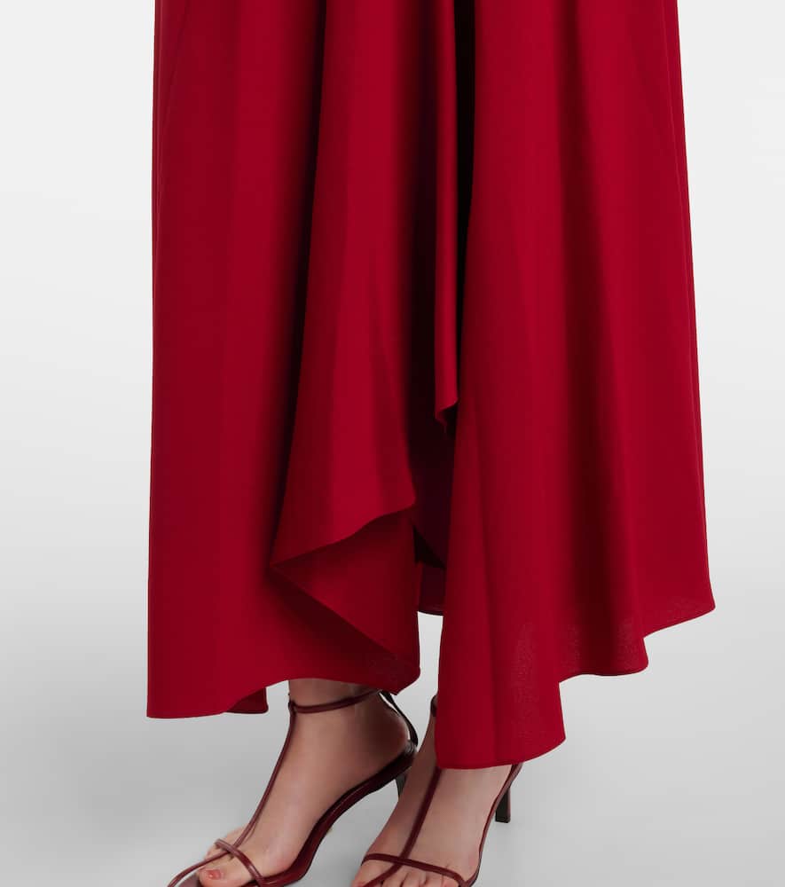 Asha crêpe maxi skirt