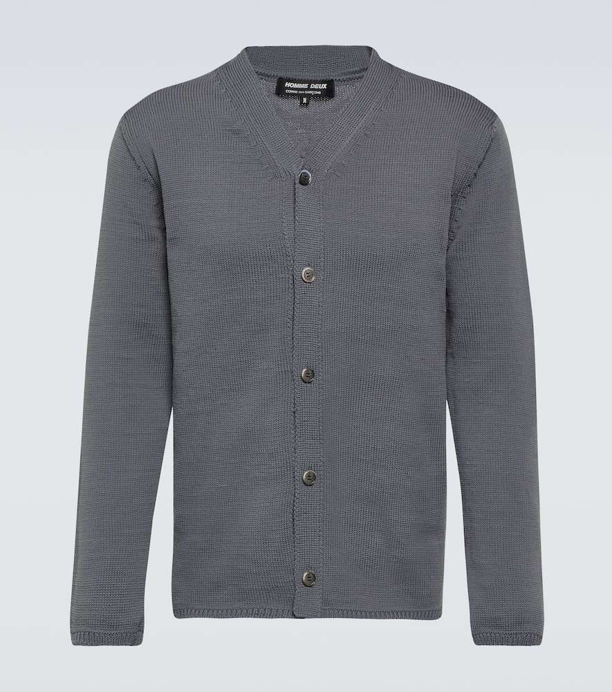 Comme des Garçons Homme Deux V-neck jersey cardigan