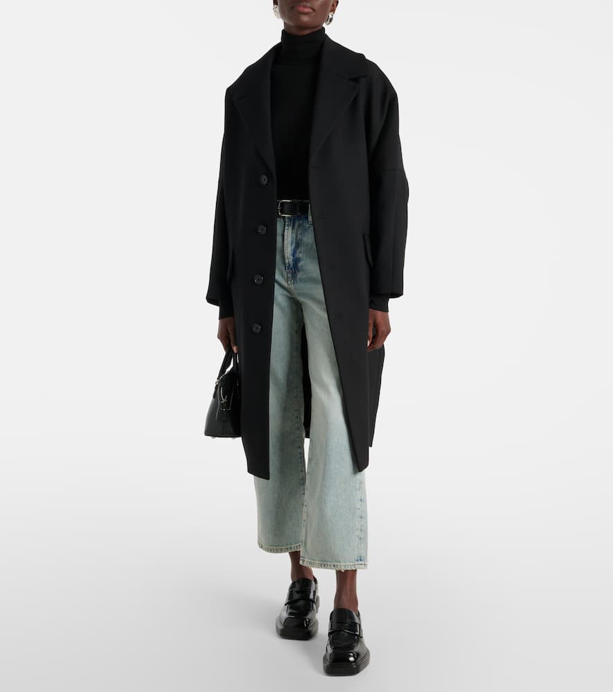 High-rise straight jeans
