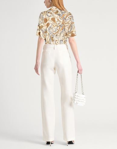 Woman Shirt Cream Size 2 Silk