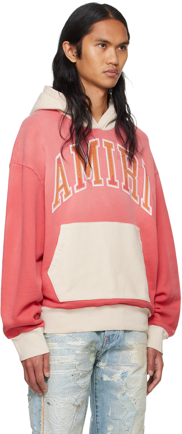 AMIRI Red 'Amiri' Vintage Oversized Hoodie