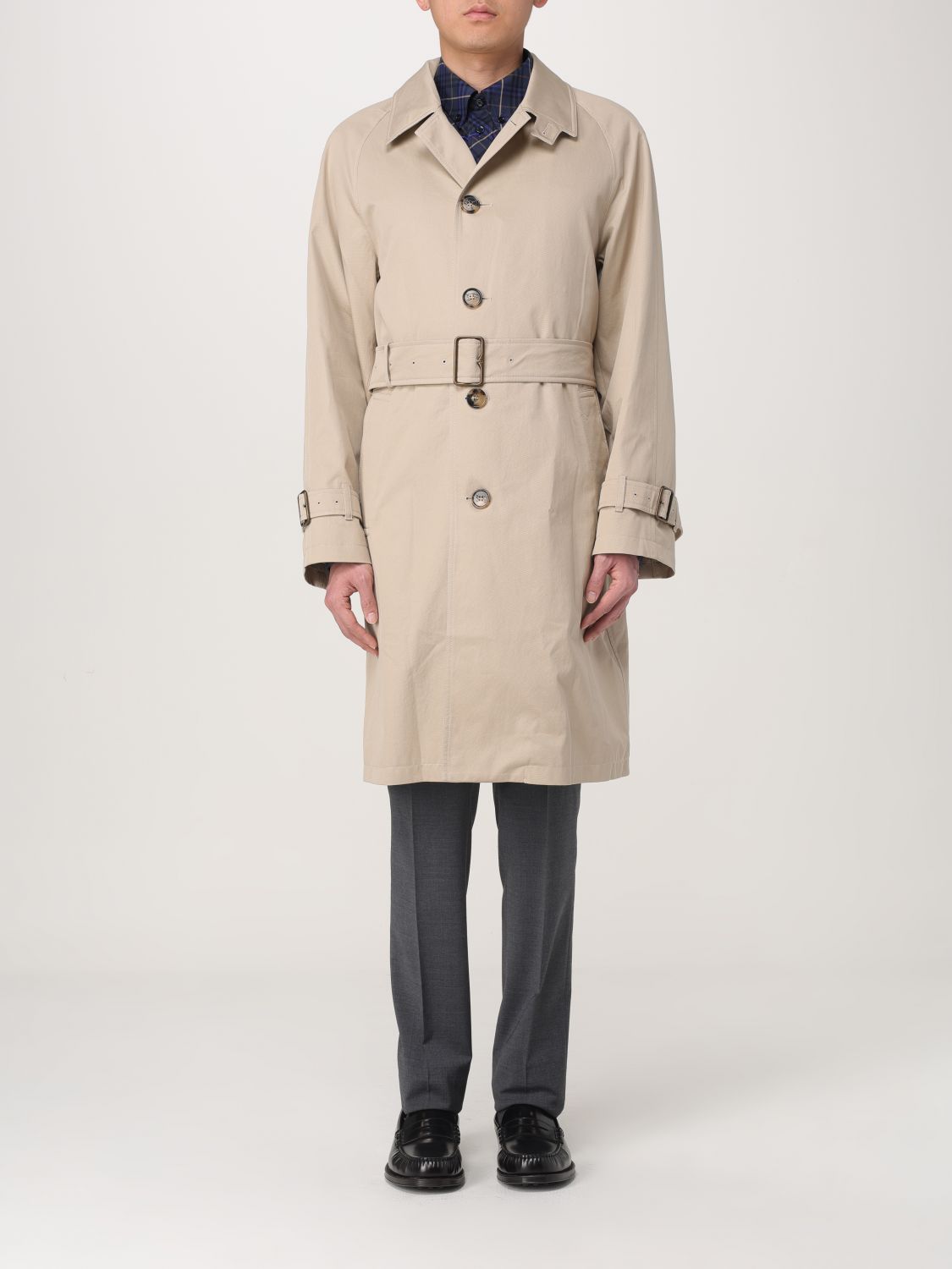 Trench Coat BURBERRY Men color Beige